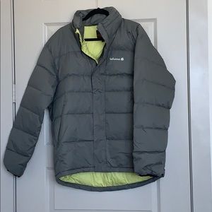 Men’s lafuma green puffer coat